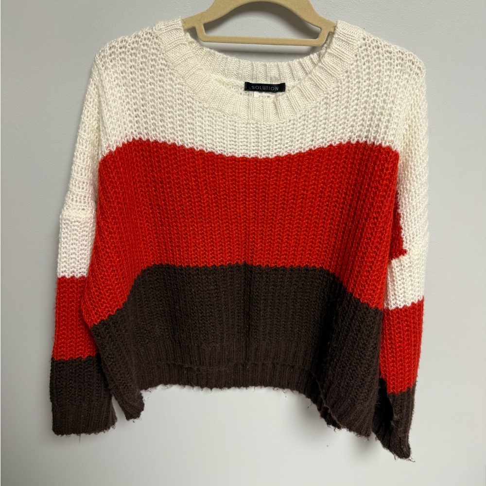 Color Blocked Sweater